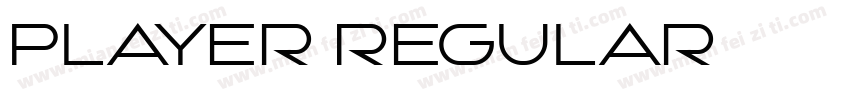 Player Regular字体转换